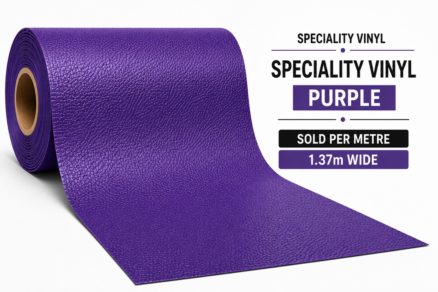 Speciality Vinyl Per Meter – Purple | 1.4m Wide
