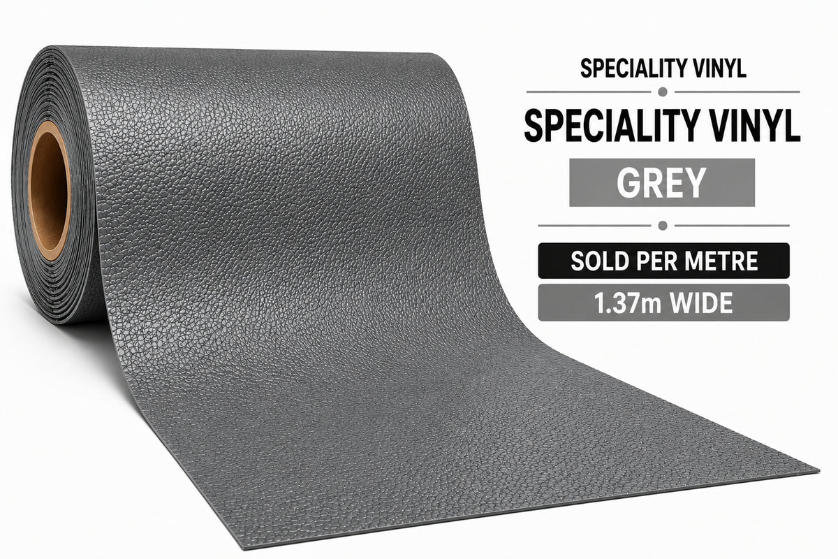Speciality Vinyl Per Meter – Grey | 1.37m Wide