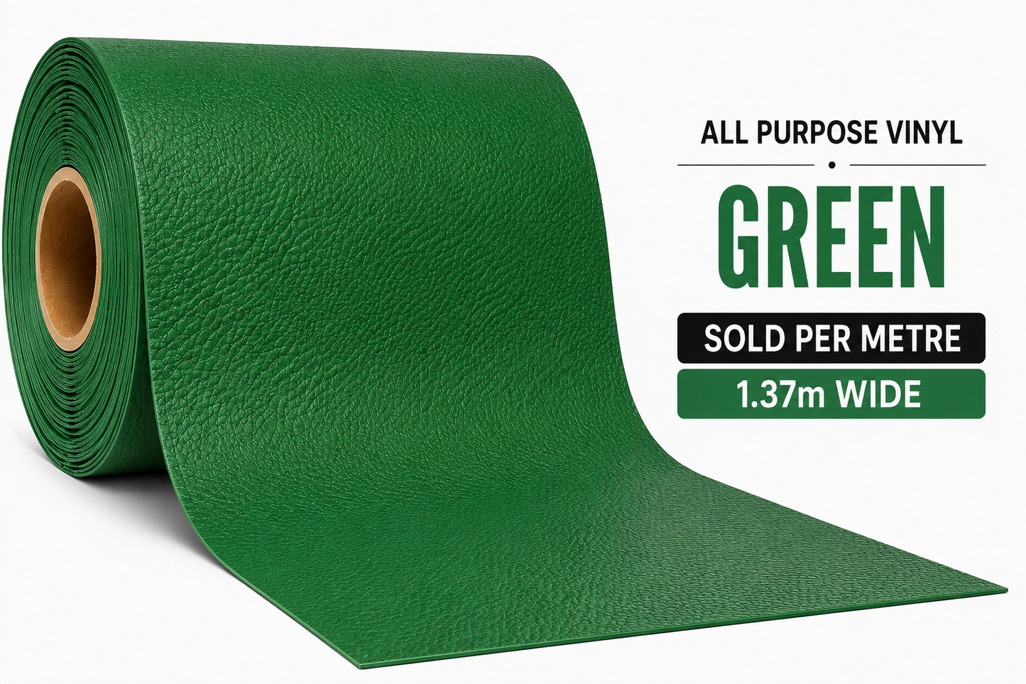 Speciality Vinyl Per Meter – Green | 1.37m Wide