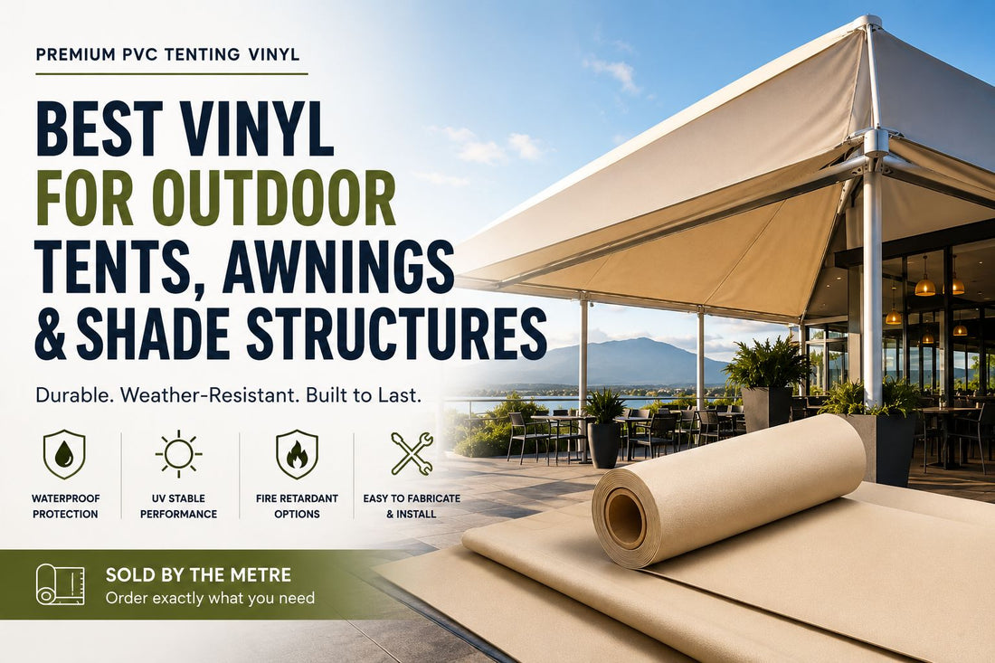 Best Vinyl for Outdoor Tents, Awnings and Shade Structures in South Africa