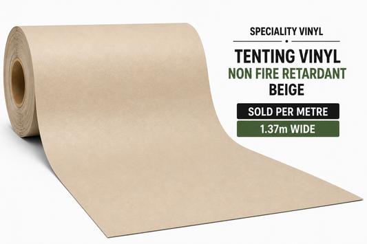 Tenting Vinyl Sand Per Meter – Non Fire Retardant | 1.37m Wide