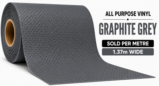 All Purpose Vinyl Per Meter – Graphite Grey | 1.37m Wide