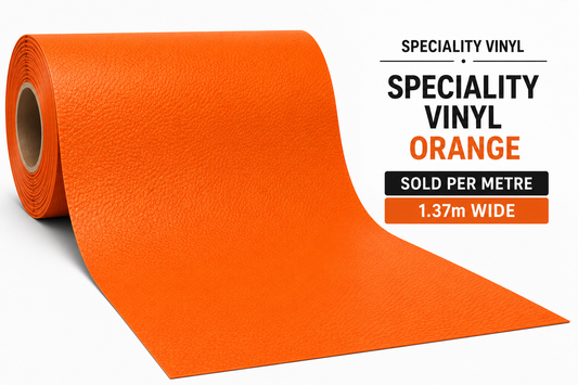 Speciality Vinyl Per Meter – Orange | 1.37m Wide