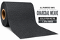 All Purpose Vinyl Per Meter – Charcoal Weave | 1.37m Wide