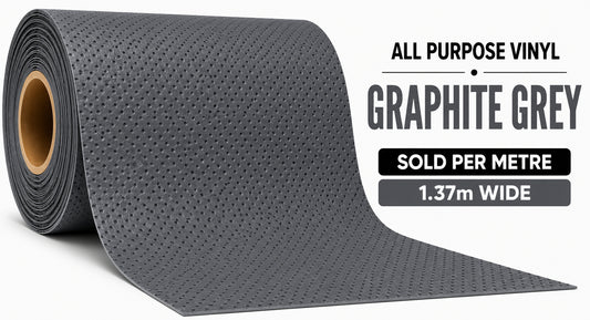All Purpose Vinyl Per Meter – Graphite Grey | 1.37m Wide