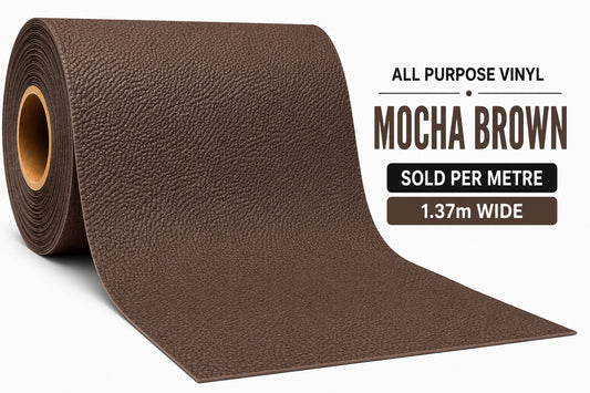 All Purpose Vinyl Per Meter – Mocha Brown | 1.37m Wide