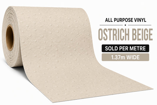 All Purpose Vinyl Per Meter – Ostrich Beige | 1.37m Wide